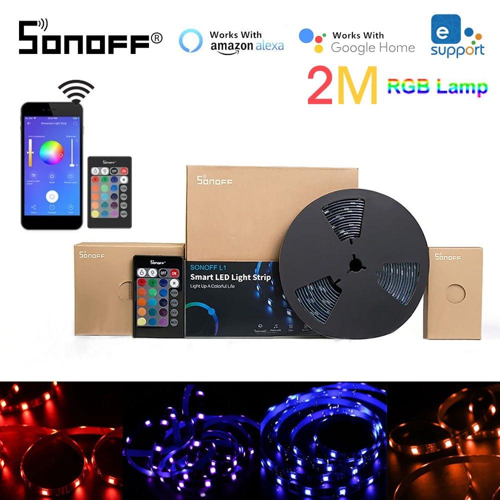 SONOFF L1 Smart LED Light Strip 2m RGB Dimmable Waterproof - 2M