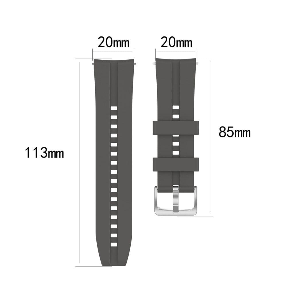 20mm Silicone Watch Strap Band Watchband Wristband - Pack of 10