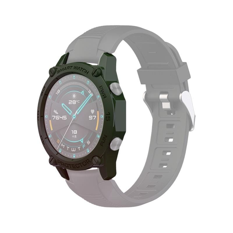 For Huawei Watch GT2e 46mm Smart Watch TPU Protective Case, Color:Army Green