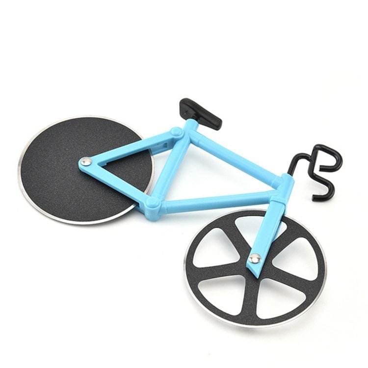 2 PCS Stainless Steel Bicycle Pizza Cutter Knife Cake Cutter Creative Hob Random  Color Delivery