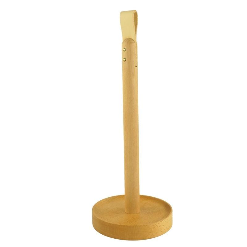 Household Kitchen Solid Wood Roll Paper Holder