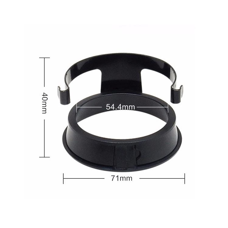 Semi-automatic Coffee Machine Handle Cloth Powder Grinder Machine Quantitative Ring Anti-fly Powder Ring (Black)