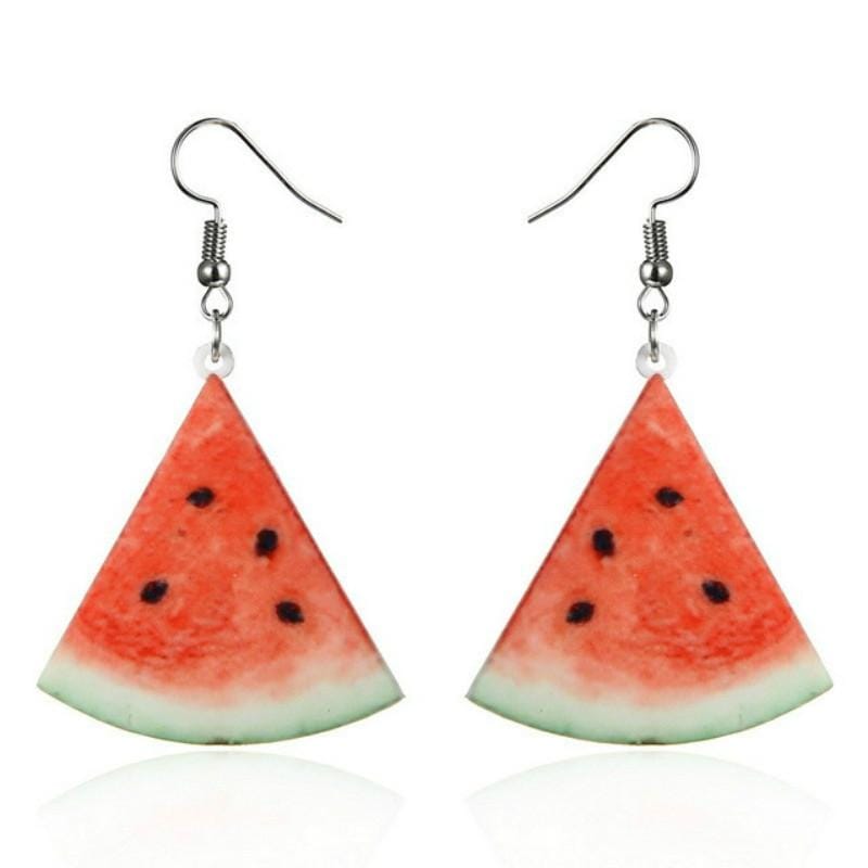 Summer Fashion Cute Acrylic Fruit Earrings Jewelry (3ER17Y002M2)