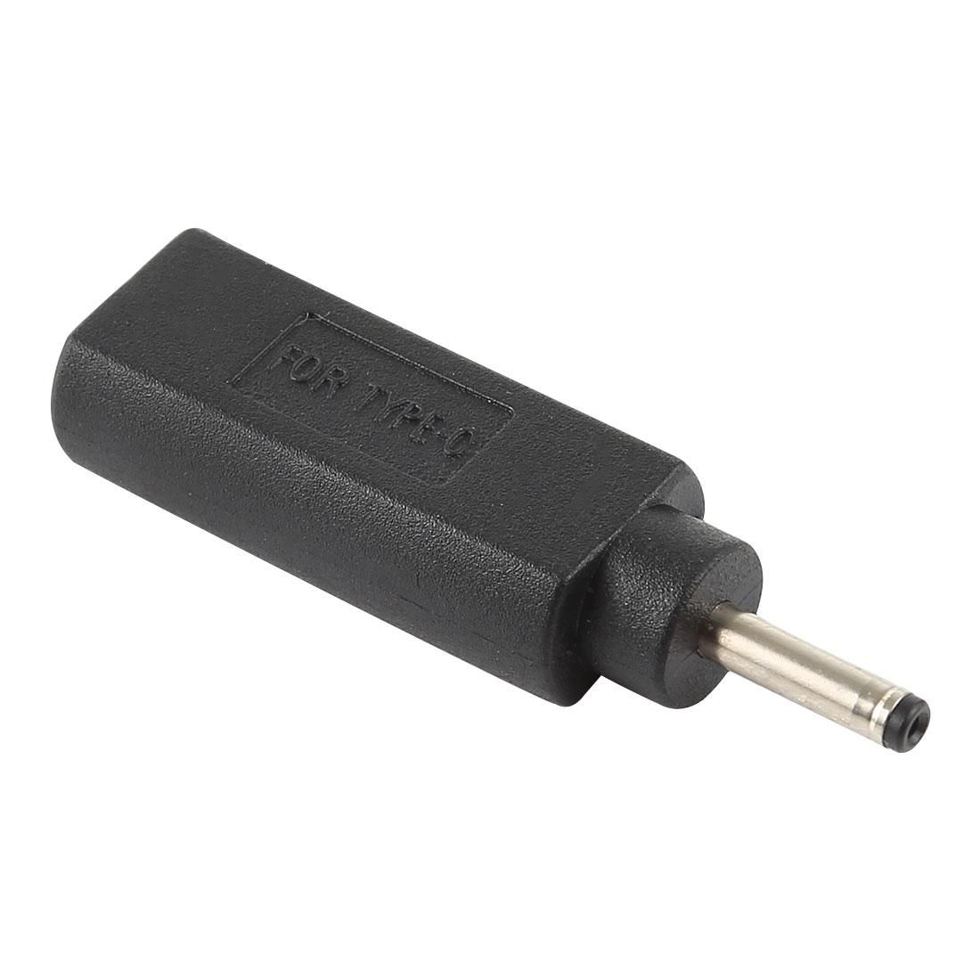 USB-C / Type-C Female to 3.0 x 1.0mm Male Plug Adapter Connector