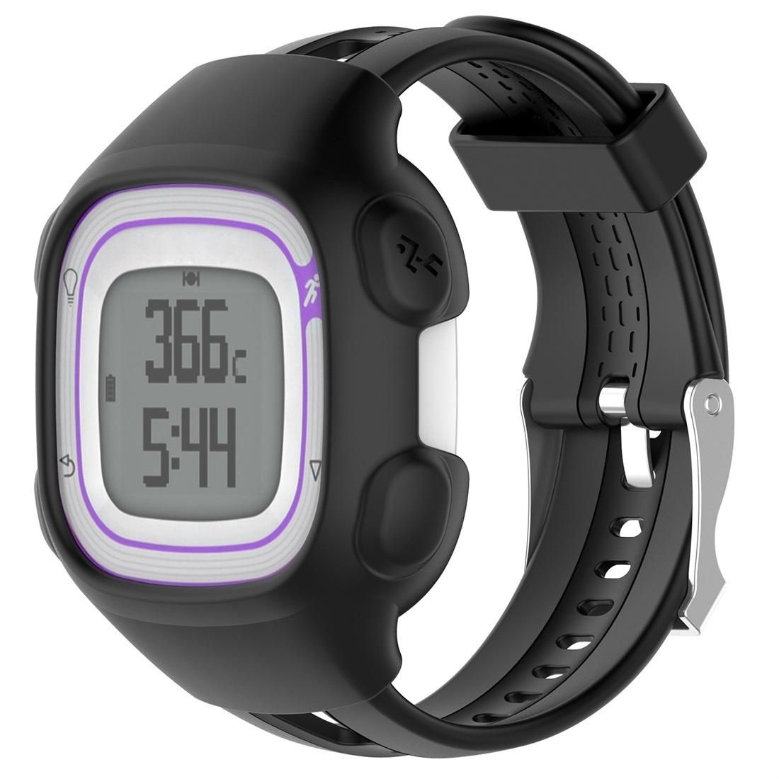 Smart Watch Silicone Protective Case for Garmin Forerunner 10 / 15 (Black)