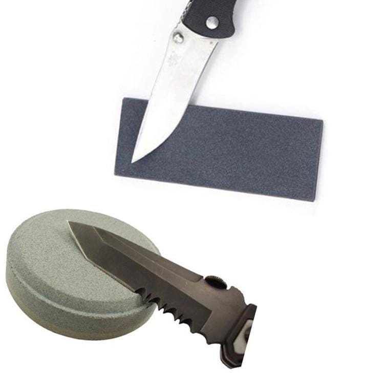 2 PCS Double Sided Sharpening Stone Fast Sharpening Tool Household Sharpening Oilstone Outdoor Sharpener (10x4cm Square)