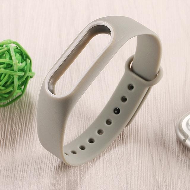 For Xiaomi Mi Band 2 Colorful Silicone Wrist Strap, Watch Band,Host not Included (Blue)