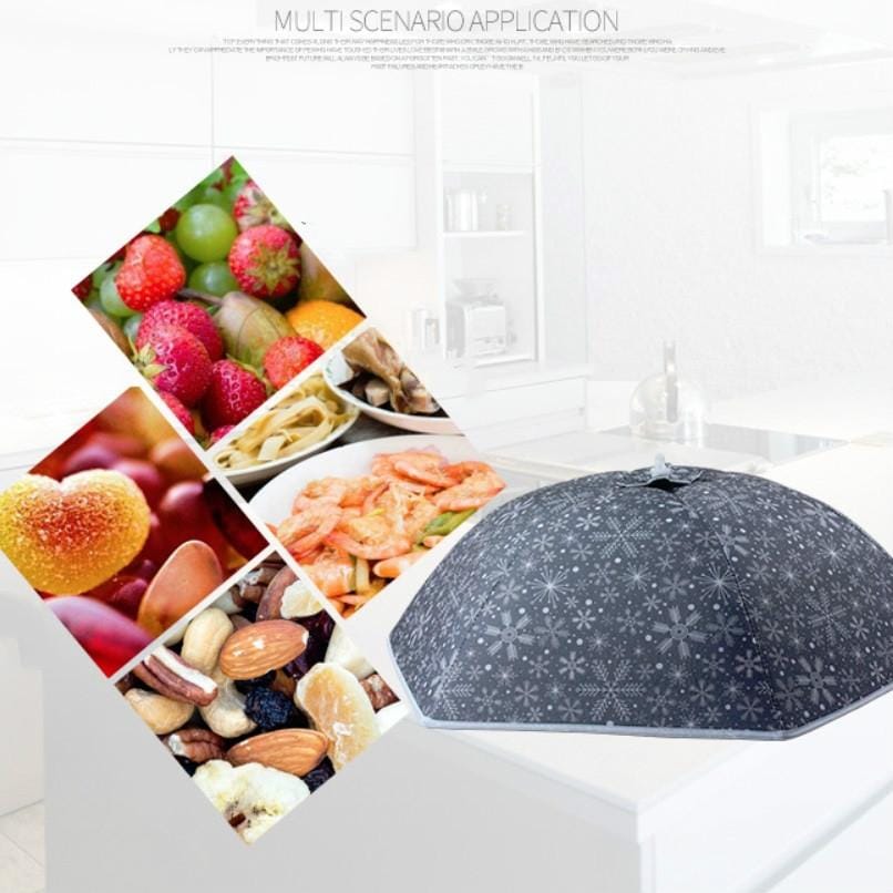 Snowflake Pattern Insulation Rice Cover Restaurant Anti-mosquito & Insect-proof Household Dish Cover