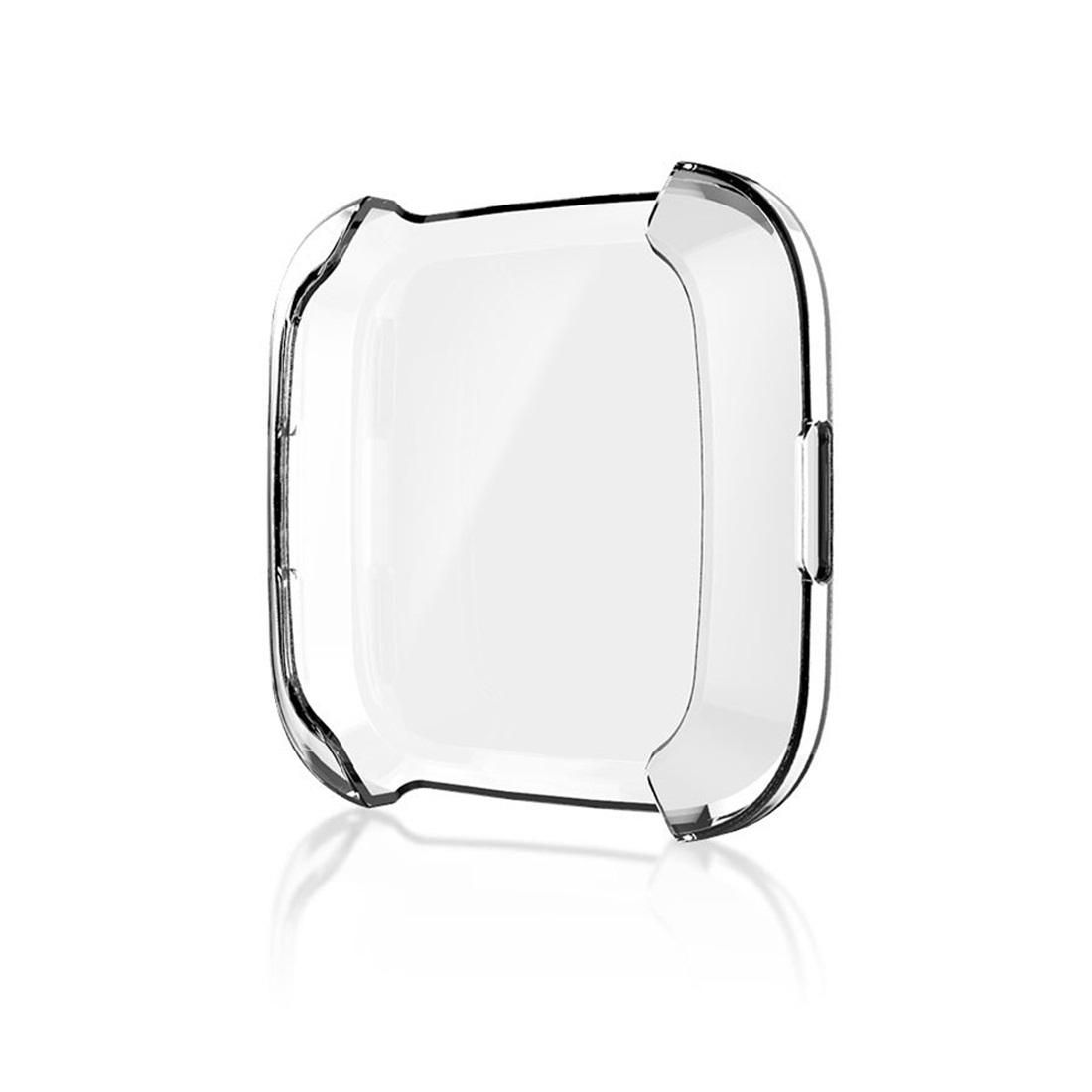 Smart Watch Soft TPU Protective Case for Fitbit Versa (Transparent)