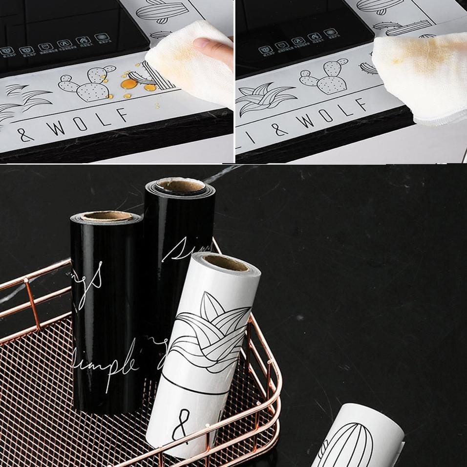 5 PCS Kitchen Pattern Greaseproof Mildewproof Waterproof Tape Sink Door And Window Beautiful Seam Paste Toilet Seal, Random Color Delivery, Single Unfolding Size: 300x10cm