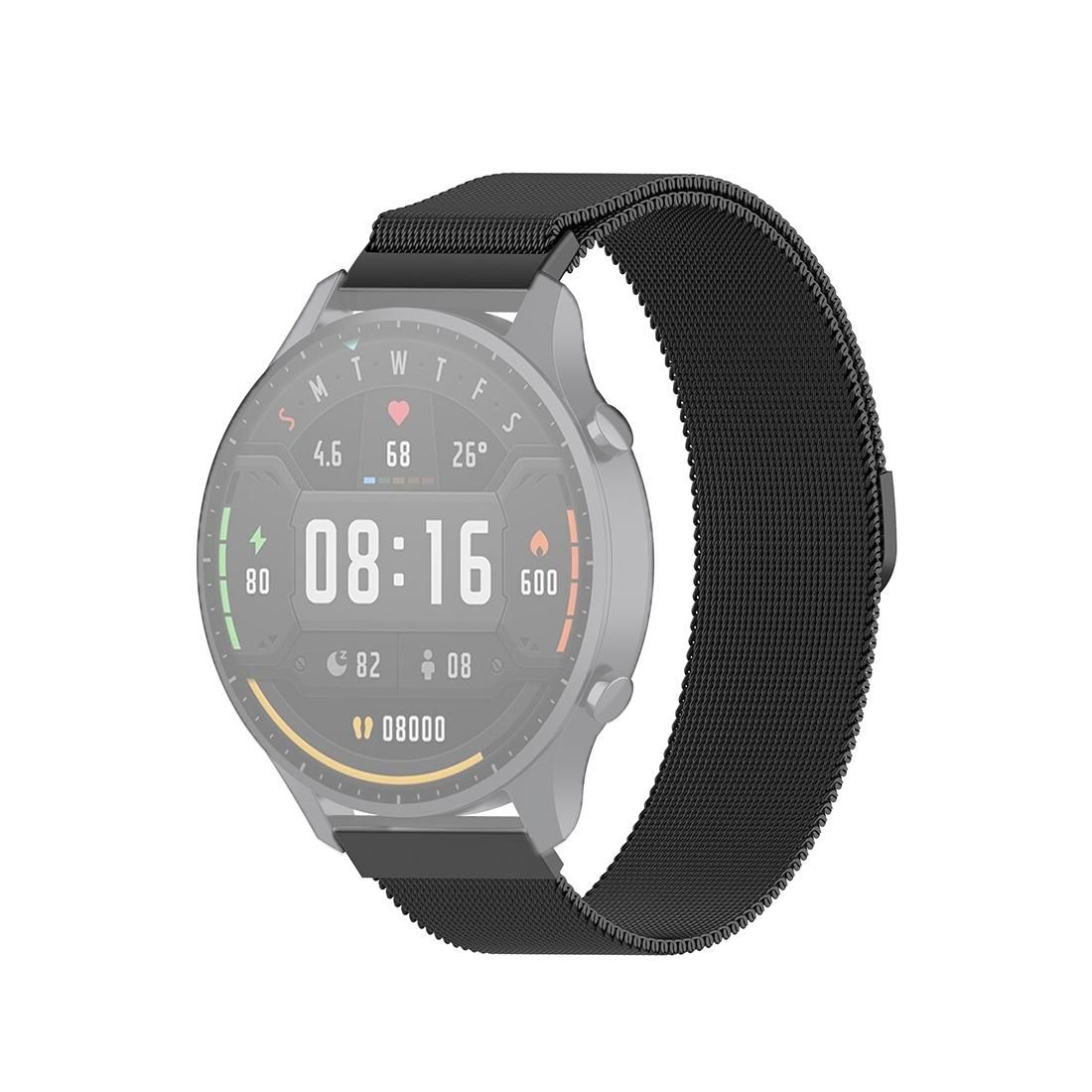 For Xiaomi Watch Color 22mm Milan Wrist Strap Watchband (Space Gray)