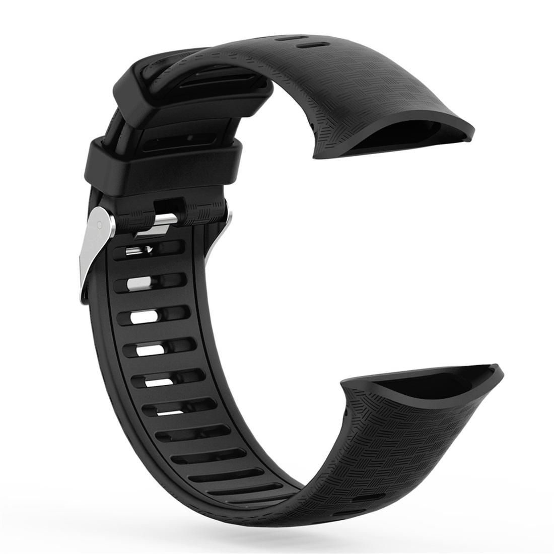 For Polar Vantage V Silicone Smart Watch Replacement Strap Wristband (Black)