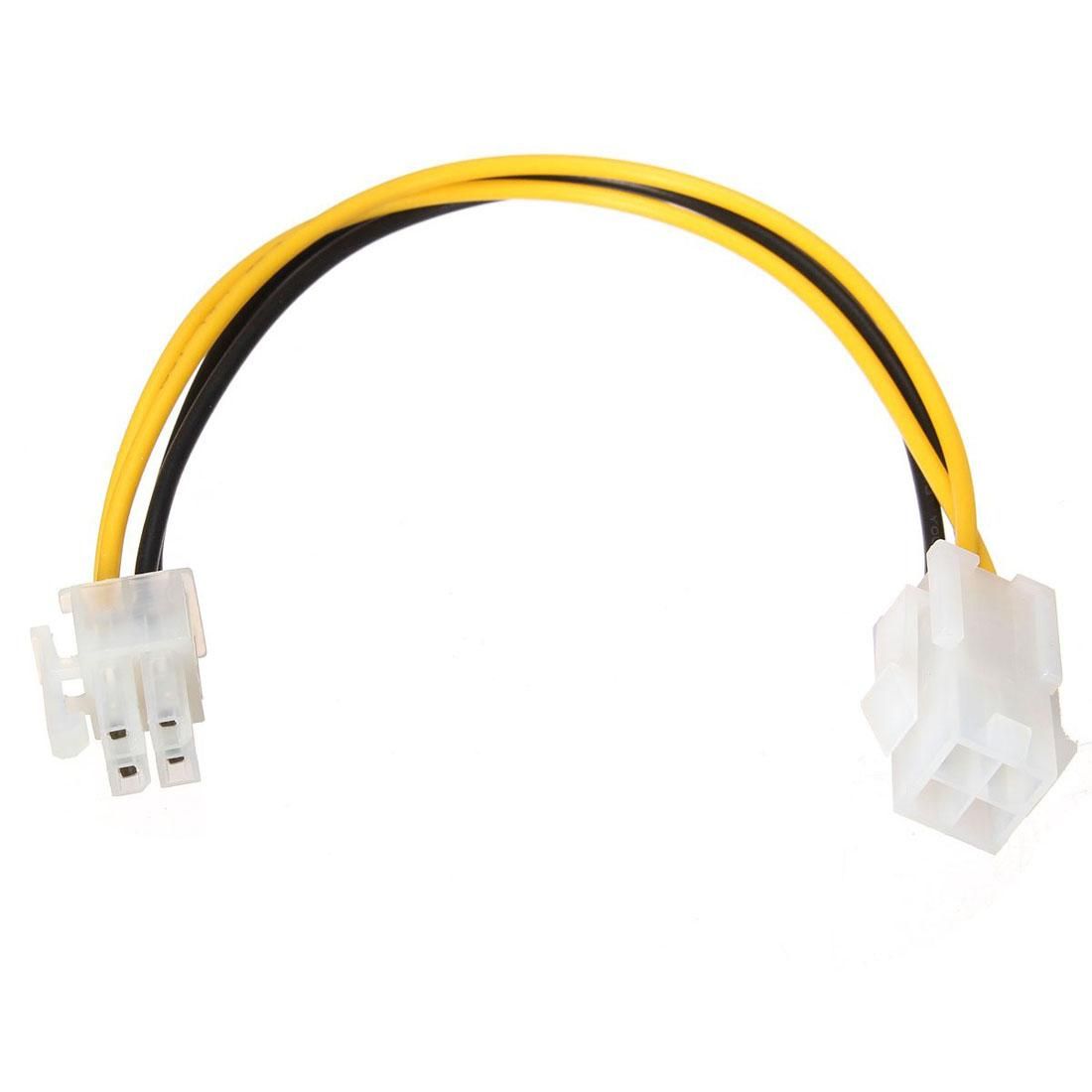 ATX 4 Pin Male to Female Power Supply Extension Cable Cord Connector