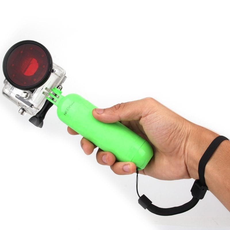 Neopine Pattern Design Bobber Floating Hand Grip for Gopro Hero 4 / 3+ / 3 / 2 (Yellow)