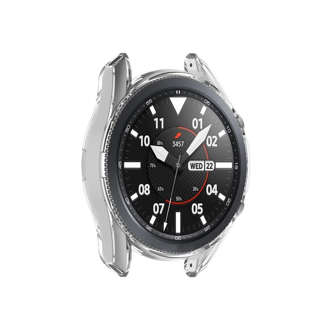 For Samsung Galaxy Watch 3 41mm Transparent TPU Watch (Black)