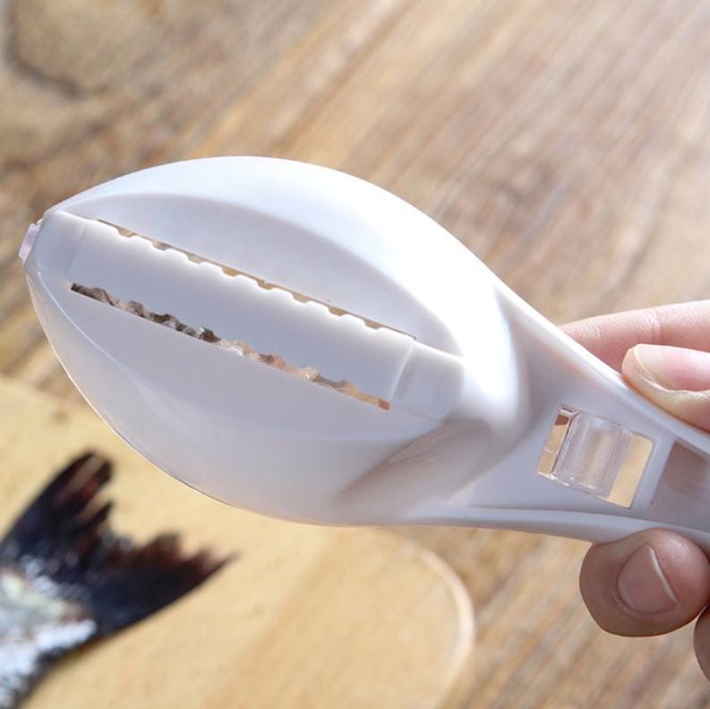 5 PCS Household Kitchen Tools Manually Remove Fish Scales with Lid Random Color Delivery