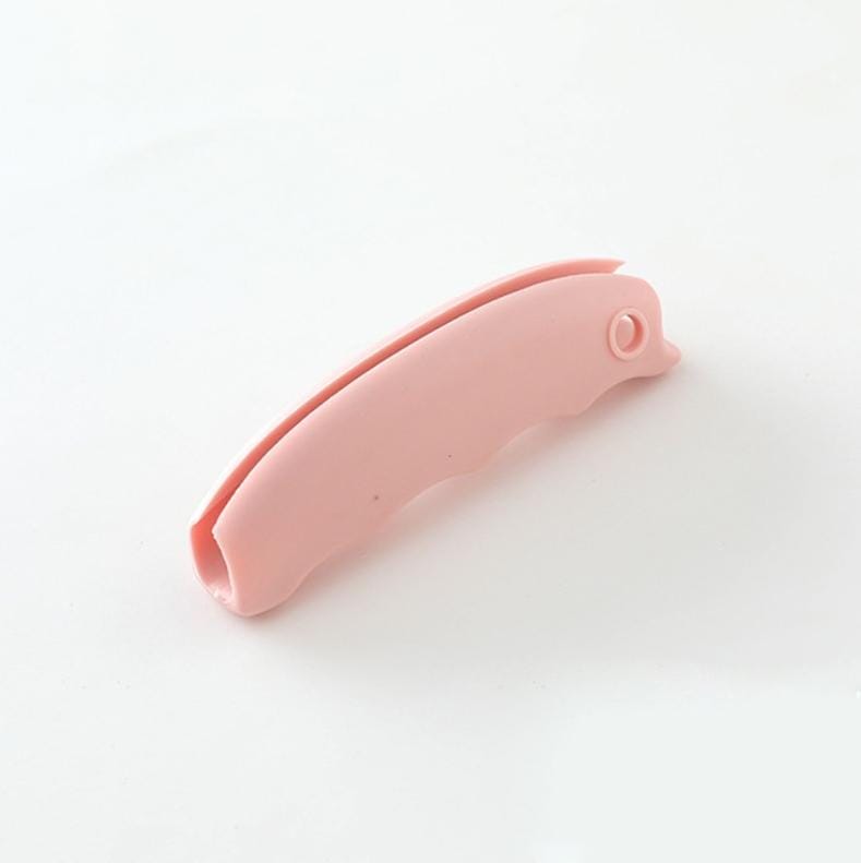 40 PCS Silicone Anti-stroke Handle Effort-saving Bag Carrier Plastic Bag Shopping Bag Handle Lifter (Pink)