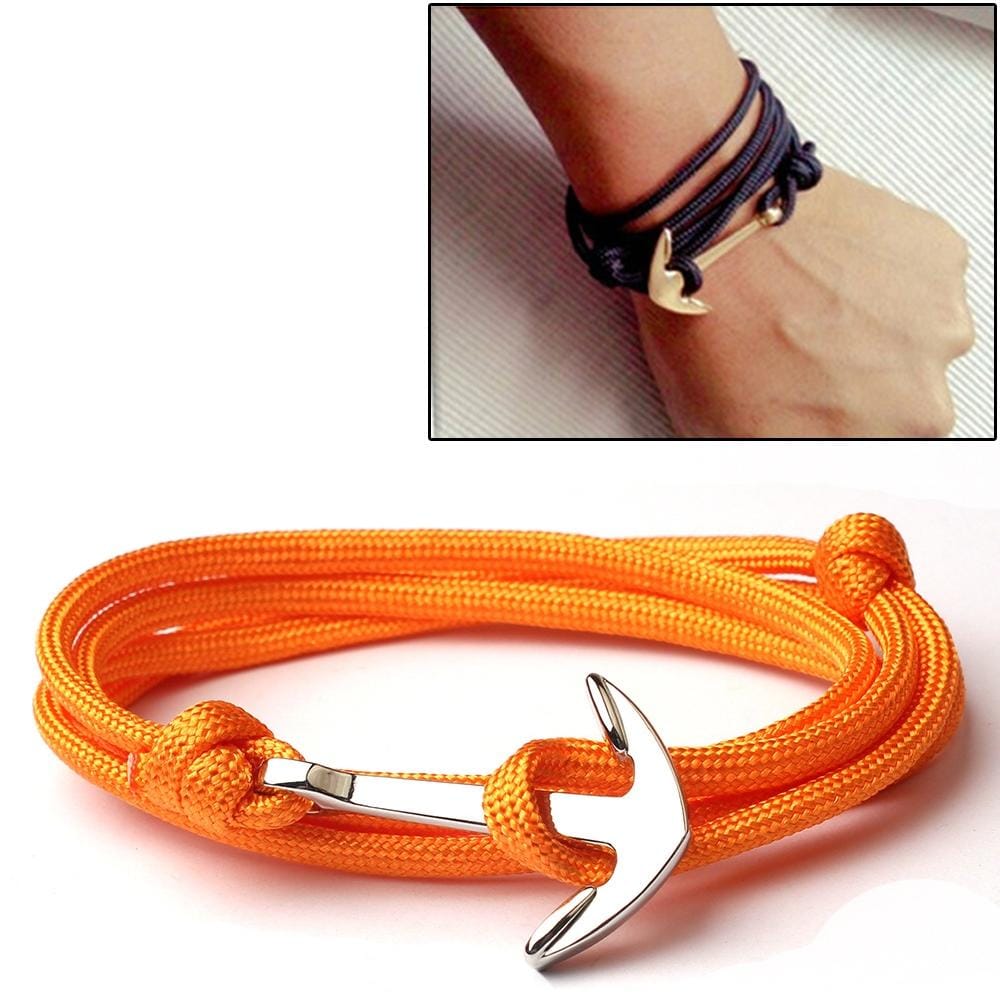 Alloy Anchor Charm Multilayer Leather Friendship Bracelets (Style9)