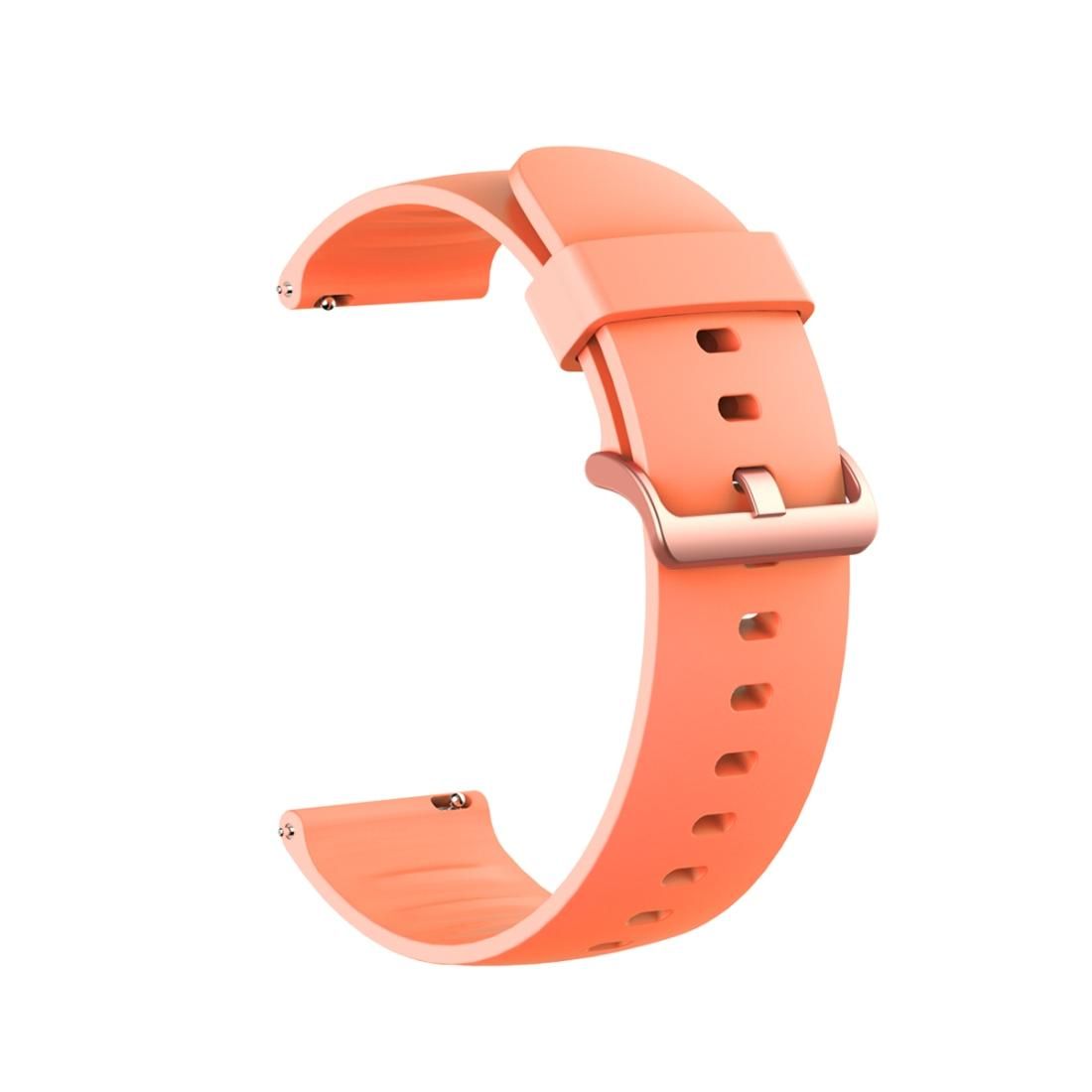 22MM For Xiaomi Watch Color Smart Sports Color Silicone Replacement Strap (Pink)