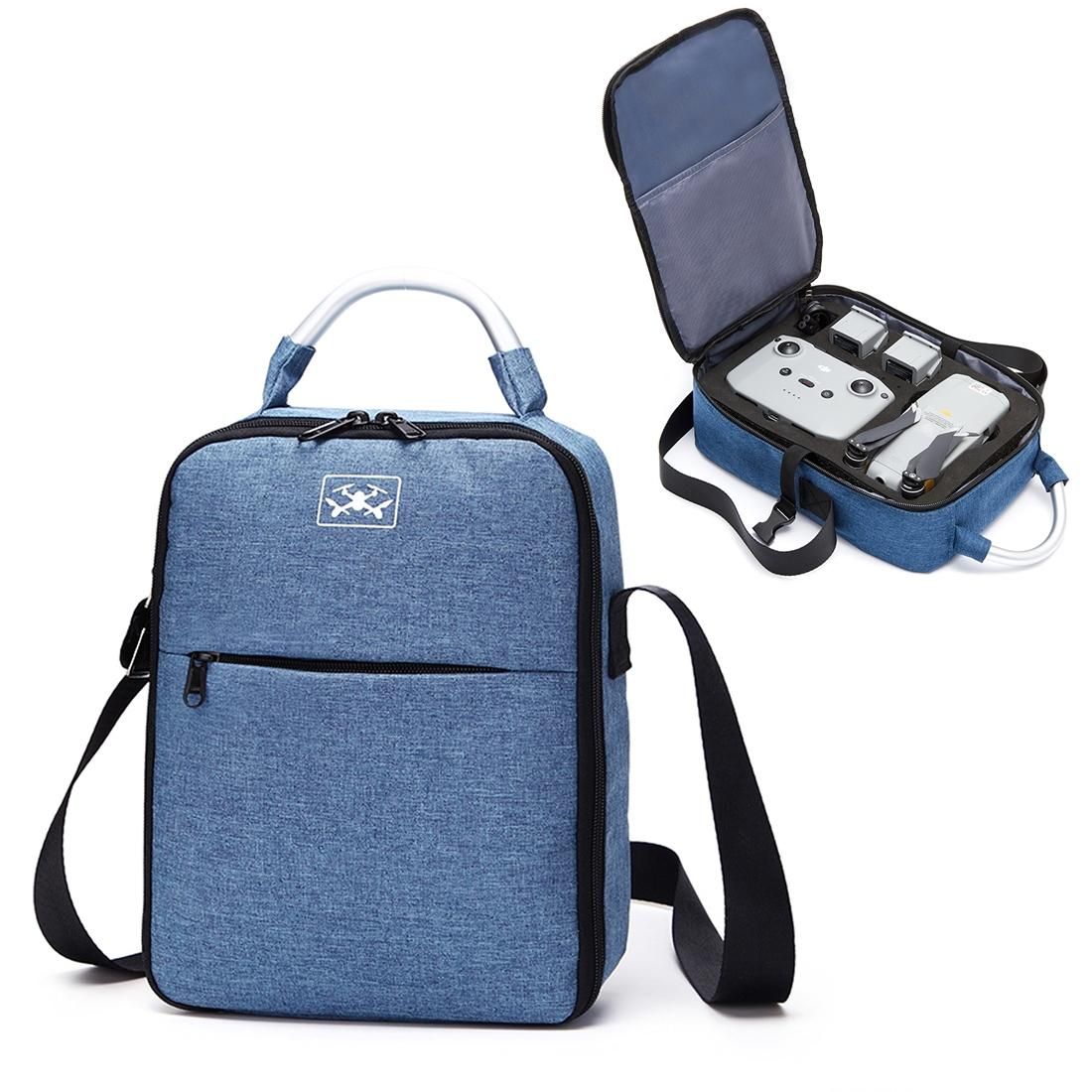 For DJI Mavic Air 2 Portable Oxford Cloth Shoulder Storage Bag Protective Box (Blue Black)