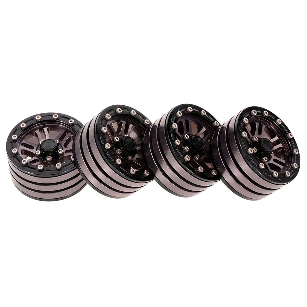 4pcs 1/10  Metal Alloy 1.9" Wheel Rim Beadlock for 1/10