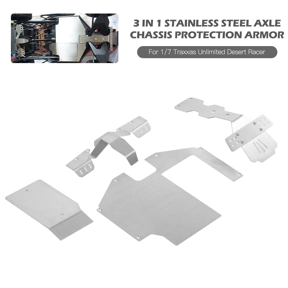 3 In 1 Stainless Steel Axle Protection Armor Chassis Armor