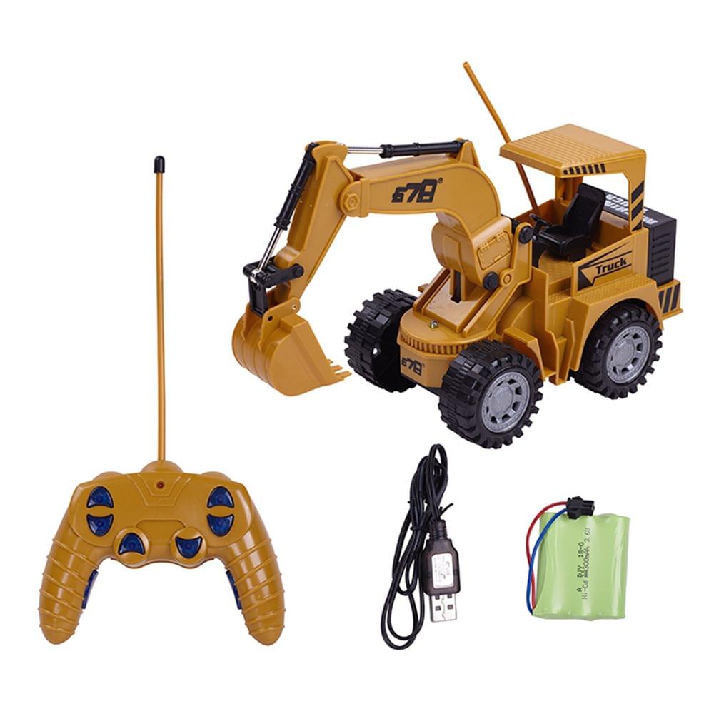 1:24 5CH Remote Control Electric Excavator Construction Car