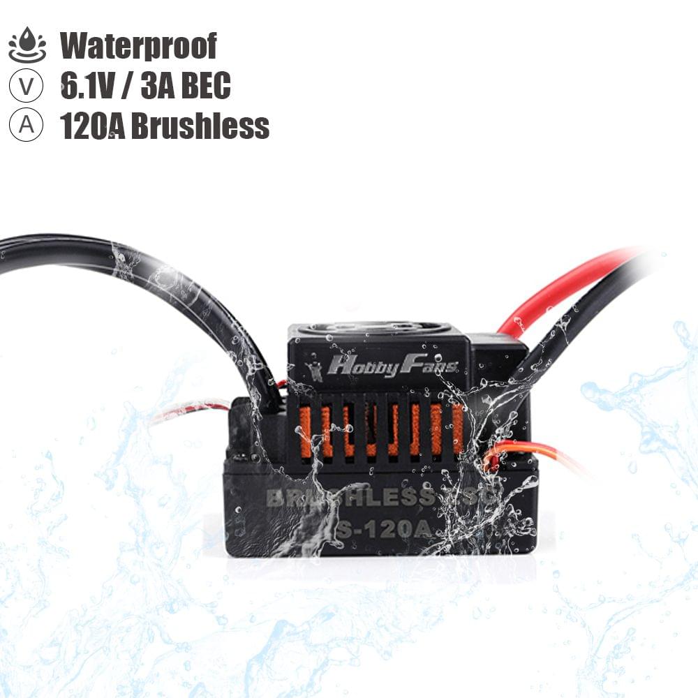 Uniqkart 120A Brushless ESC and Programming Card for