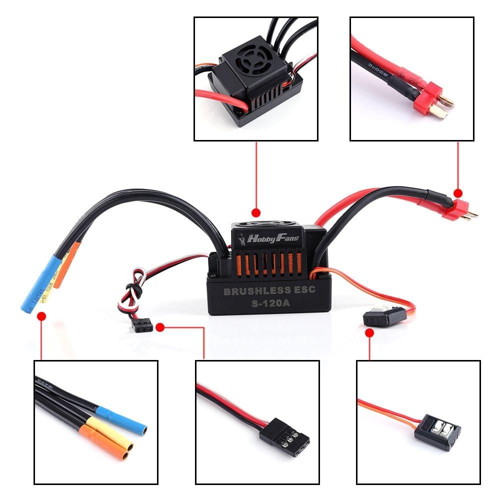 Uniqkart 120A Brushless ESC and Programming Card for