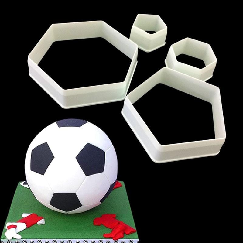 2 PCS Cake Mold Fondant Mold Football Shape Cake Decorating Tools