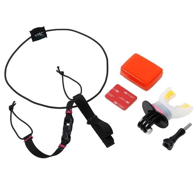 TMC HR261 Surfing Shoot Mouth Mount for GoPro NEW HERO /HERO7 /6 /5 /4 /3+ /3 /2 /1, Fit Surfing and Diving Sports (Style2)