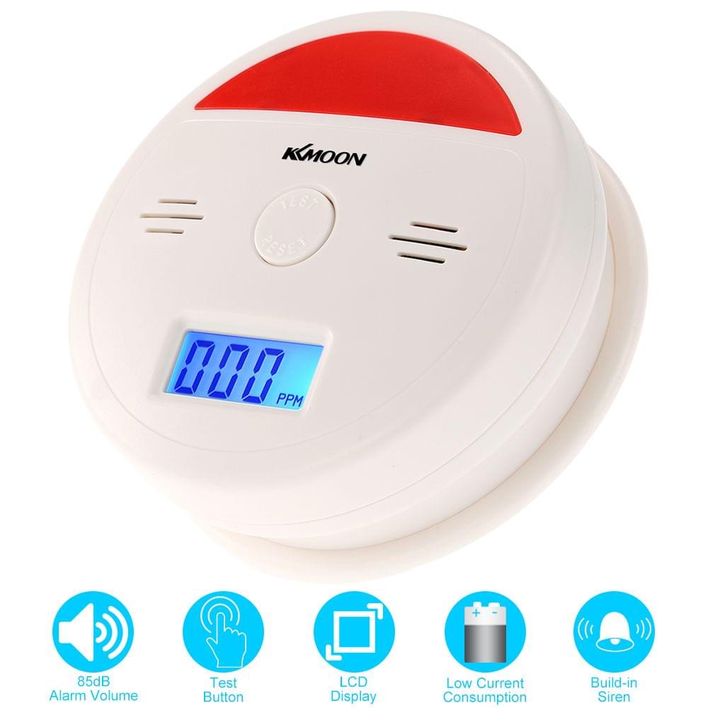 LCD CO Carbon Monoxide Alarm Sensor Poisoning Smoke Gas