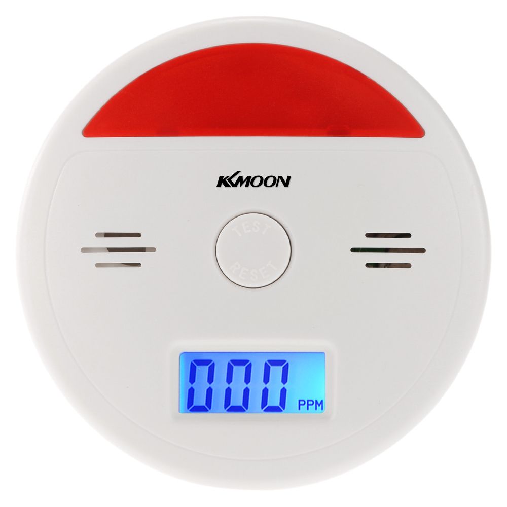 LCD CO Carbon Monoxide Alarm Sensor Poisoning Smoke Gas