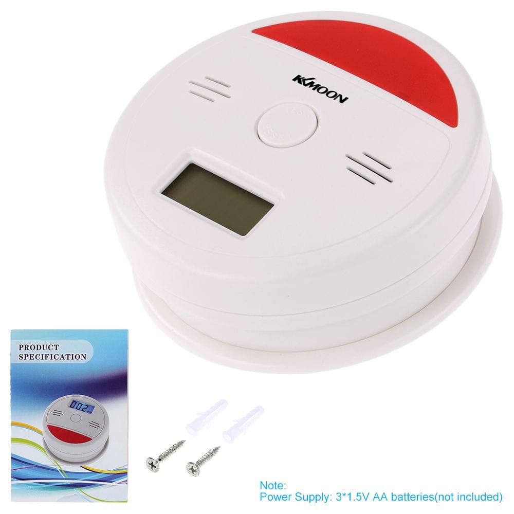 LCD CO Carbon Monoxide Alarm Sensor Poisoning Smoke Gas