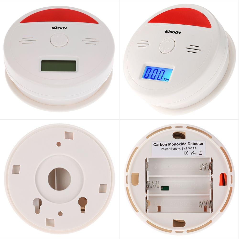 LCD CO Carbon Monoxide Alarm Sensor Poisoning Smoke Gas