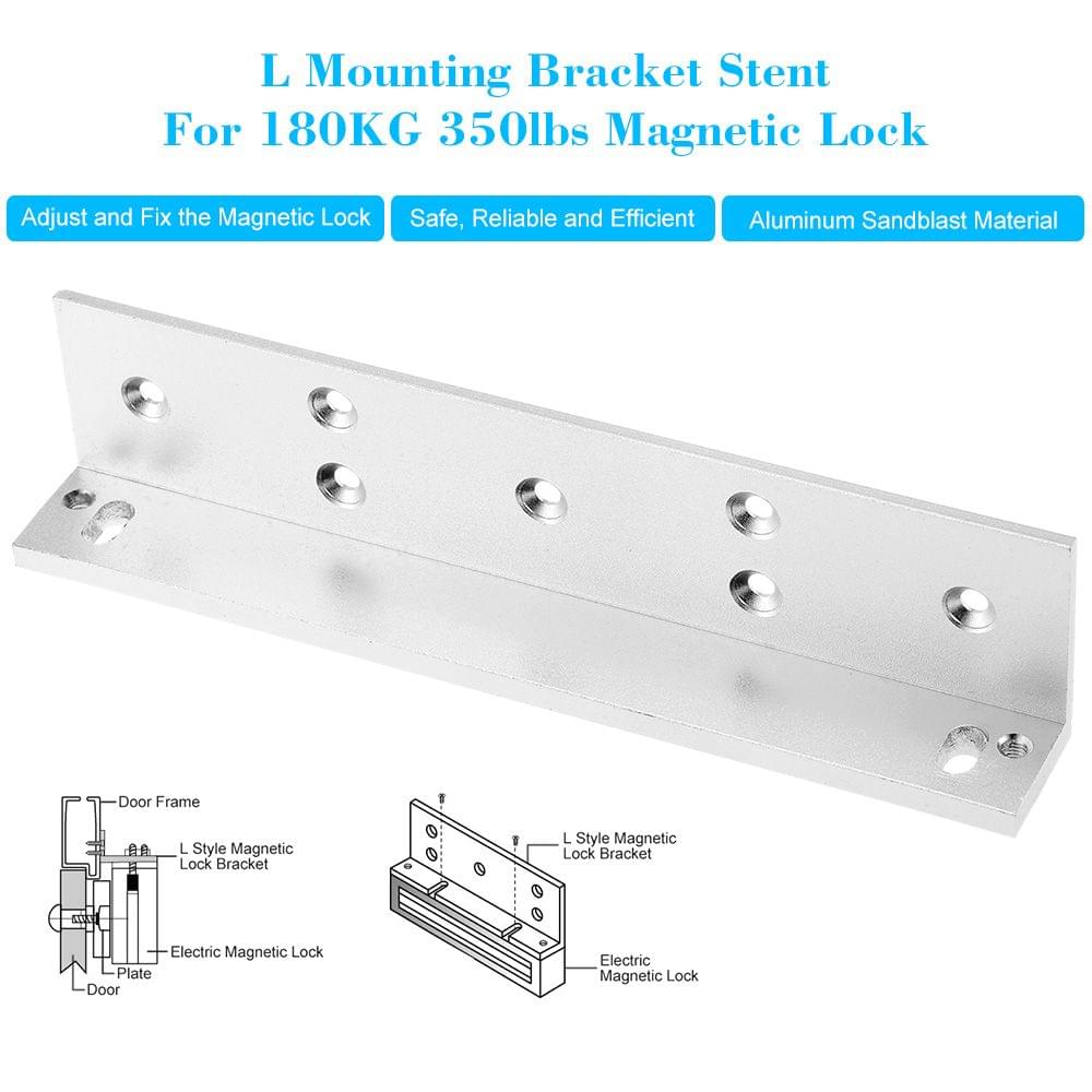 L Mounting Bracket Stent For 180KG 350lbs Magnetic Lock Door