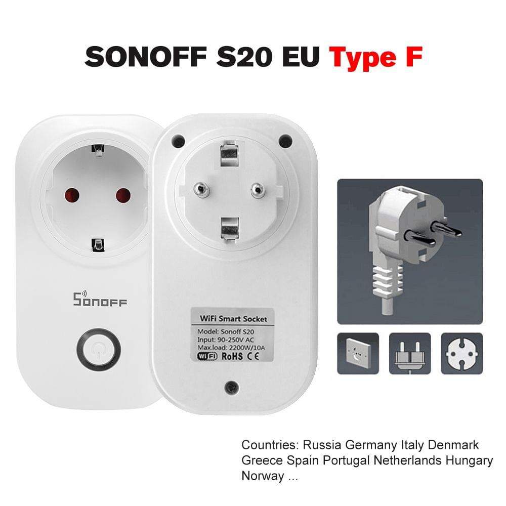 SONOFF S20 ITEAD Wifi Wireless Remote Control Socket