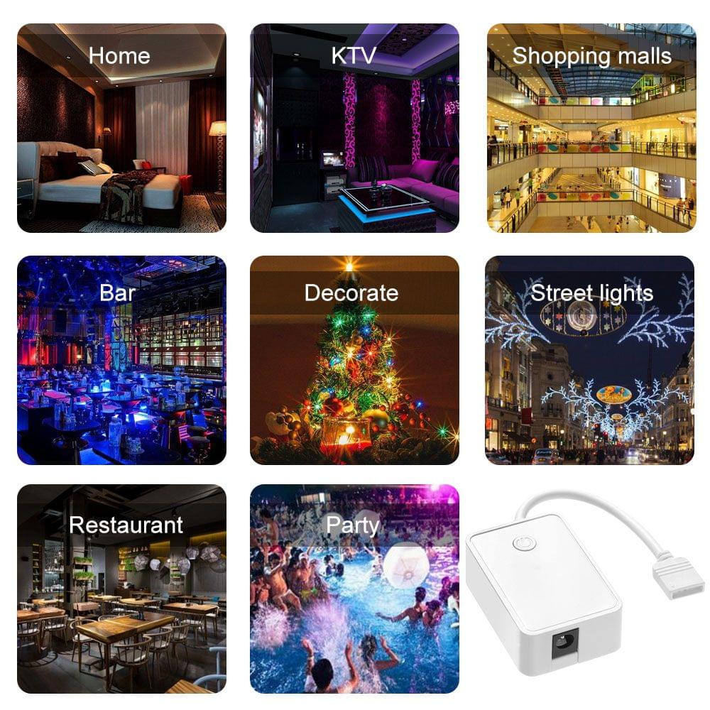 Mini Wifi RGB LED Strip Controller by Smart Phone Control