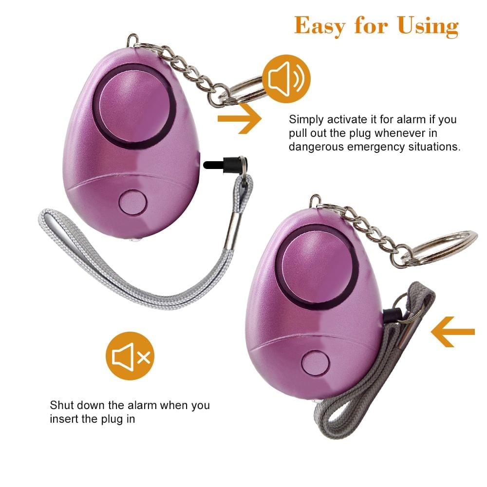 Personal Alarm 120-130dB Safe Sound Emergency Self-Defense