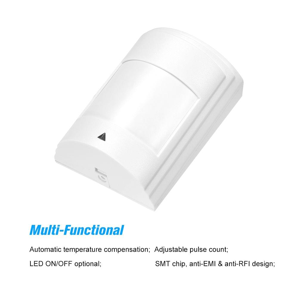 2PCS Wired PIR Motion Sensor Wide Angle Passive Infrared