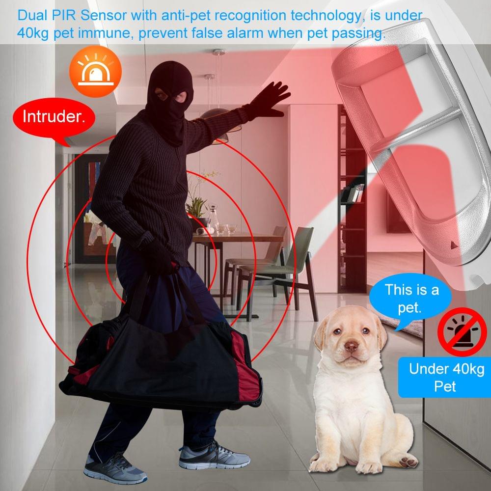 Pet Immune Wired PIR Motion Sensor Passive Infrared Detector