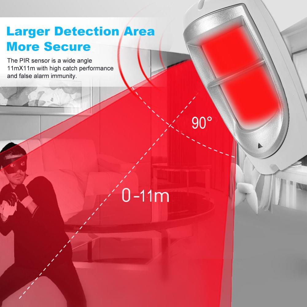Pet Immune Wired PIR Motion Sensor Passive Infrared Detector