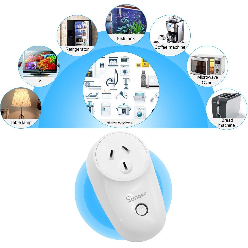 SONOFF S26 ITEAD Wifi Smart Socket Wireless Remote Control - AU Plug