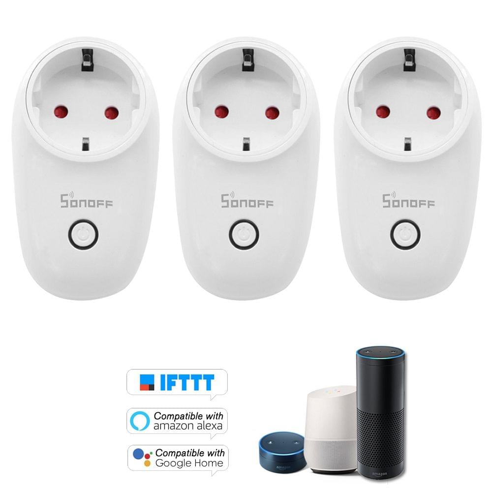 3PCS SONOFF S26 ITEAD Wifi Smart Socket Wireless Remote