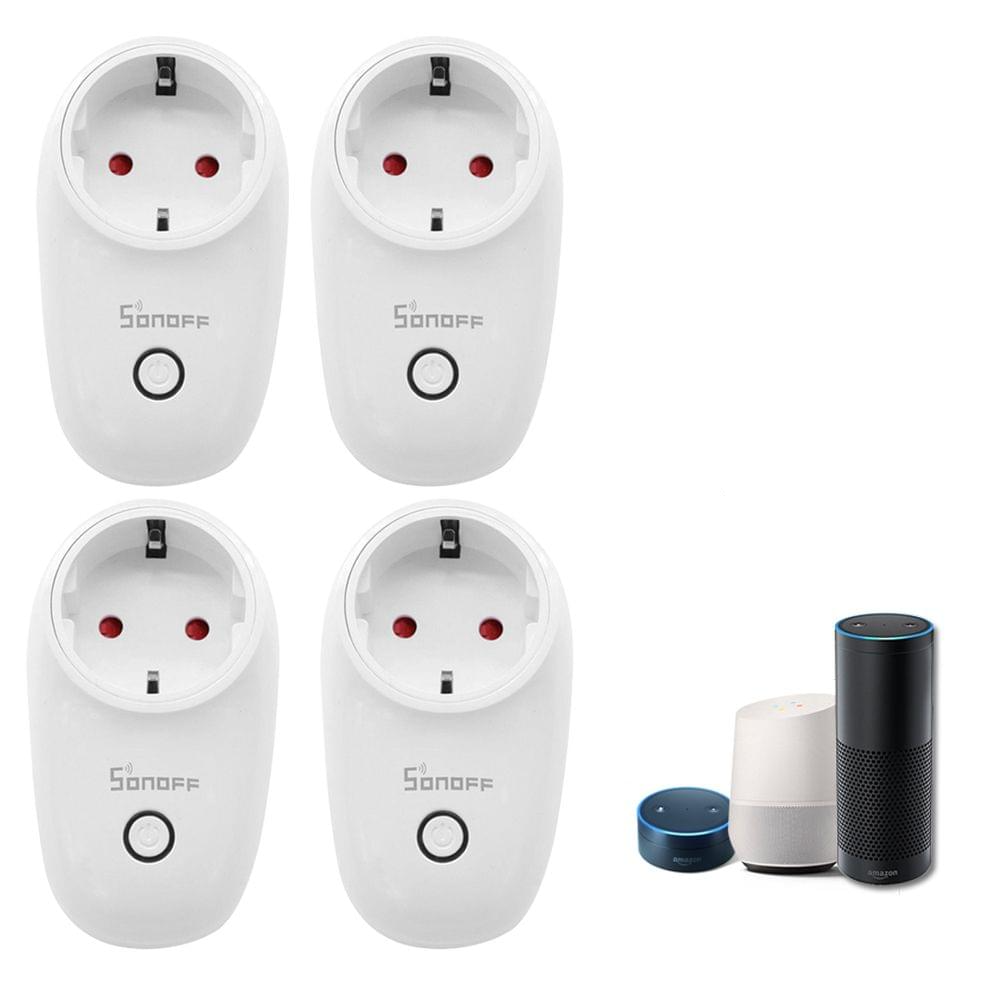 4PCS SONOFF S26 ITEAD Wifi Smart Socket Wireless Remote
