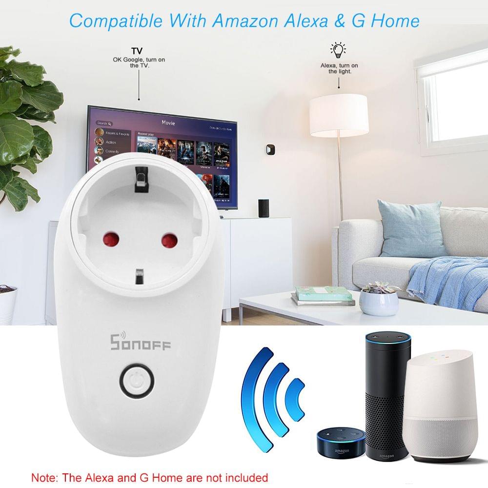 4PCS SONOFF S26 ITEAD Wifi Smart Socket Wireless Remote