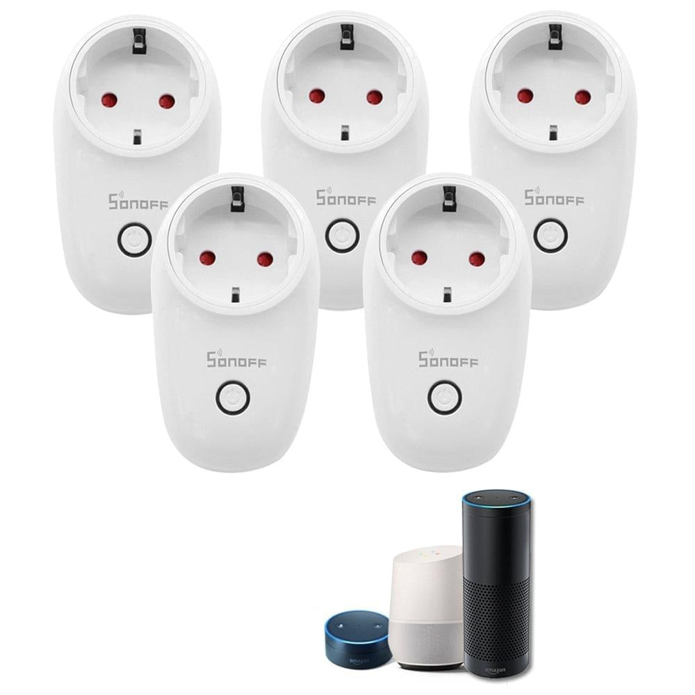 5PCS SONOFF S26 ITEAD Wifi Smart Socket Wireless Remote