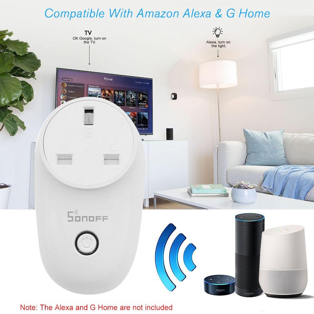 SONOFF S26 ITEAD Wifi Smart Socket Wireless Remote Control - UK Plug