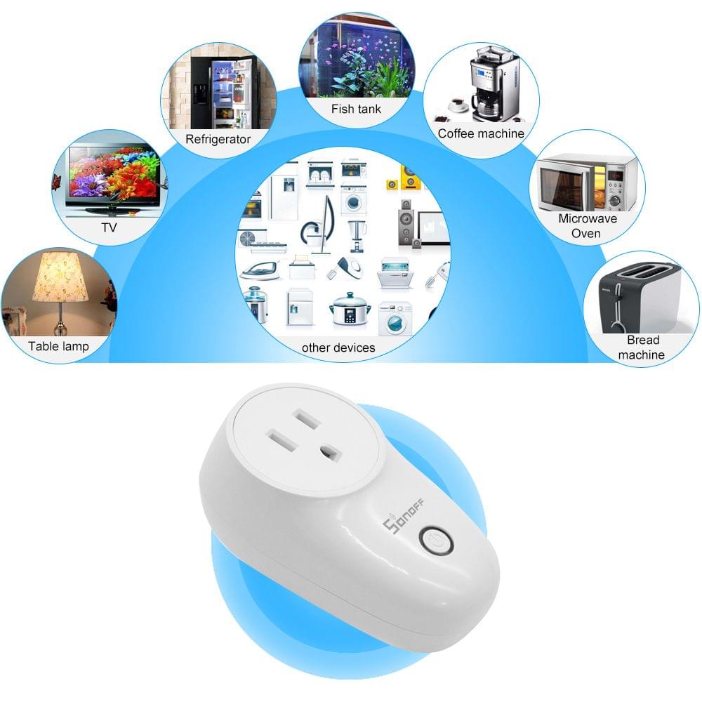 SONOFF S26 ITEAD Wifi Smart Socket Wireless Remote Control - US Plug