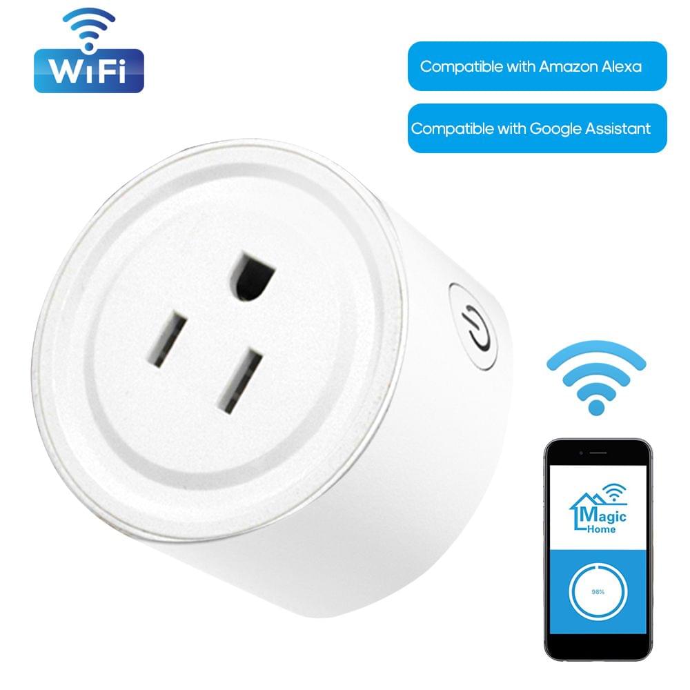 Mini Intelligent Socket Plug WIFI Remote Control Timing - 1Pcs